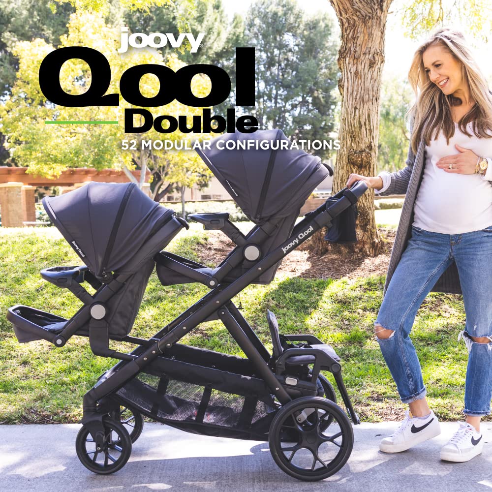 Joovy Qool Double Bundle Double Stroller with Reconfigurable - Baby ...