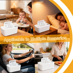 Wipe Warmer, Baby Wipes Dispenser, Large Capacity Baby Wipe Warmer, Wet Wipes Dispenser for Diapers, Wet Wipe Warmer with Night Light for Home, Car & Travel, 3 Temperature Settings