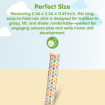 PlanToys® Wooden Rain Maker Musical Toy for Toddlers | Baby Rain Stick for Sensory & Auditory Development | Eco-Friendly Educational Toy for 12+ Months