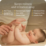 HealthyBaby Our Diaper Cream | Hypoallergenic Zinc Oxide & Squalane Diaper Cream | Fragrance Free, EWG Verified + Non-GMO, 3 oz
