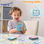 Airbition 510 Words, Talking Flash Cards for Toddler 1 2 3 4 Year Olds, Language Learning Tools, Pocket Speech Therapy Tools, Montessori Tools with 31 Themes, Children's Sensory Device