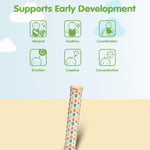PlanToys® Wooden Rain Maker Musical Toy for Toddlers | Baby Rain Stick for Sensory & Auditory Development | Eco-Friendly Educational Toy for 12+ Months