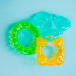 Bright Starts Chill & Teethe Water-Filled BPA-Free Baby Teething Toy, Ages 3 Months+ (Pack of 2)