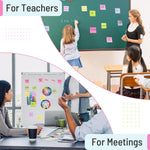 Sticky Notes 3x3 Inches, 8 Pads, 800 Sheets, 8 Color Sticky Note Pads, Premium Sticky Pads, Sticky Notes Bulk, Self-Stick Note Pads, 100 Sheets/pad