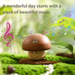 Castle in the Sky Mechanism Music Box Cute mini Mushroom Vintage Wood Carved Musical Gift for Birthday Valentine's Day Christmas Thanksgiving Day
