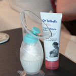 Dr. Talbot’s Mom’s Silicone Breast Pump – Hands-Free, Leak-Free Suction Pump with Soft Natural Cup, Ball Stopper & Suction Base for Easy, Quiet Breast Milk Expression at Home or On-The-Go
