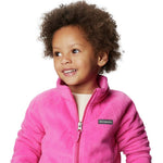 Columbia unisex-baby Benton Springs Fleece Jacket, Pink Ice, 12-18 Months