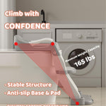 2-in-1 Toddler Potty Training Toilet Seat with Step Stool Ladder – Adjustable Height Potty Chair Urinal for Baby Boys Girls Age 1-3, Foldable Training Potty with Splash Guard & Anti-Slip Feet, Grey
