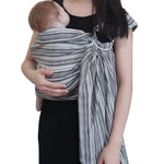 Vlokup Ring Sling Baby Carrier, Soft Cotton Baby Sling Carrier Newborn to Toddler, Baby Wrap Carrier for Plus Size Parents, Perfect Shower Gift, Rock