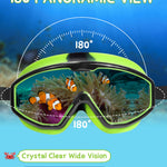 Water Space 2 Packs Swim Goggles Swimming Goggles for Kids Youth Girls Boys Aged 3-6 4-7 6-14 8-12, Toddler Goggles Anti-fog Waterproof Clear Anti-fog Wide Vision, Pool Underwater Goggles No-Leaking