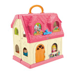 Fisher-Price Little People Toddler Toy Surprise & Sounds Home Musical Playhouse with Figures & Accessories for Pretend Play Kids Ages 1+ Years