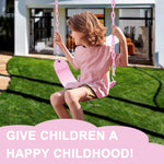 X-Drxzo 2PCS Pink Swing Set Accessories for Kids - Heavy Duty Swing Seats - Playground Swing Sets for Backyard Replacement Gift Box Set, Birthday Gift
