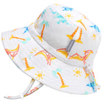 FUOITA UPF 50+ Baby Sun hat Baby Bucket hat with Strings Summer Sun Protection Infant Sun hat for Kids