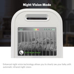 LeapFrog LF2423 Baby Monitor, 2.8” Screen Video Monitor with Camera, 2-Way Audio, 1000ft Range, Night Vision, Soothing Lullabies, Temperature Sensor, Secure Transmission No WiFi