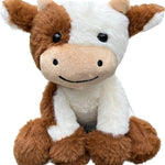 9 inches Cow Stuffed Animal Soft Plush Cute Cow Doll for Boys Girls