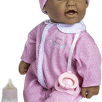 JC Toys, La Baby 16-inch Blue Washable Soft Body Boy Baby Doll with Accessories - For Children 12 Months and older, Designed by Berenguer