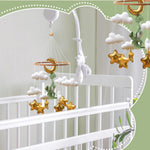 Wenqik Crib Mobile for Nursery Green Leaf Dragon Mobile Crib Forest Green Forest Shower Gift for and(Dragon)