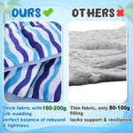 Thick Toddler Nap Mat with Pillow - Lightweight & Portable Toddler Sleeping Bag for Kids Boys Girls Aged 1~5 Daycare Preschool Travel