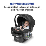 Graco SnugRide SnugFit LX Infant Car Seat, Baby Car Seat with Anti-Rebound Bar for Extra Safety, SnugLock Easy Install Carseat, 1-Hand Adjustable Handle, No-Rethread Harness, Baby Essentials, Pierce