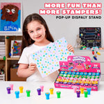 JOYIN 50 Pcs FairyTale's Themed Stamps for Kids - Self-Ink Stamps with 50 Designs for Birthday Party Favor, Carnival Prizes, Goodie Bag, School Treasure Box Toys (Mermaid, Princess, Unicorn Stampers)