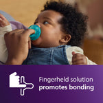 Philips Avent Soothie Baby Pacifiers - 100% Silicone Pacifiers for Babies 3-18 Months, One-Piece Design, BPA-Free, Extra Durable, Green, 4 Pack, Model SCF192/45