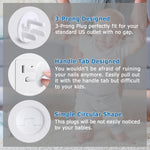 PRObebi Outlet Covers Baby Proofing White - 38 Pack Plug Covers for Electrical Outlets, Child Proof Socket Covers, Baby Safety Products for Home, Office, Easy Insatllation