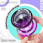 7YO AOE Yoyo Professional Responsive Yoyo for Kids, Beginner Yo-yo with Deep Finger Holes, Plastic Trick Yo Yo with Unresponsive Bearing + 10 Strings + Storage Bag