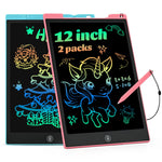 EooCoo Toys for Ages 3-8, 12 Inch LCD Writing Tablet 2 Pack, Preschool Classroom Must Haves, Electronic Drawing Board Drawing Pad, Birthday Gifts for Boys & Girls, Kids Travel Essential - 12 Inch