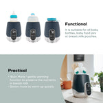 Babymoov Duo Smart Bottle Warmer - 2-in-1 Car and Home, Fast, Programmable, and Portable for Breastmilk or Baby Formula (Multi-Purpose and Universal)