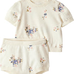 Little Planet by Carter's Girl 2-piece Shorts Set made with Organic Cotton, Blooming Garden, 12M