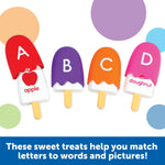 Learning Resources Mini ABC Pops – Alphabet Toys, ABC Puzzle, Phonics Games for Toddlers, Fine Motor Toys, Play Food Set, Preschool Activities, Sensory Bin Letters, Gifts for Kids