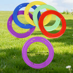 Stentec 5 Pack Flying Disc for Adults, Flying Ring, Beach Backyard Sports Play Colorful Discs, Outdoor Tossing Game Gift
