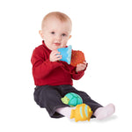 Melissa & Doug Sunny Patch Seaside Sidekicks Squirters with 4 Squeeze-and-Squirt Animals - Water Toys for Kids