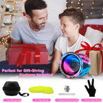 YOYOSTUDIO X0312 Finger Spin Trick Yoyo Porfessional Responsive Yoyo for Kids 8-12, Metal Yo Yo for Kids Adults with Unresponsive Yoyos Bearing Kit, 10 Yo-Yo Strings, Case & Glove - Black Blue Pink