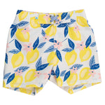 RUGGEDBUTTS Boys UPF50+ Sun Protection Fruits & Florals Swim Trunks - Lemon Capri, 12-18m