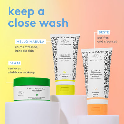 Drunk Elephant Beste No. 9 Jelly Cleanser - 150 ml/5 fl oz - Travel-Size Gel Face Wash - Clean Clinical Skincare - Cruelty-Free - Dermatologist-Tested - Free of Essential Oils, Silicones & Fragrance