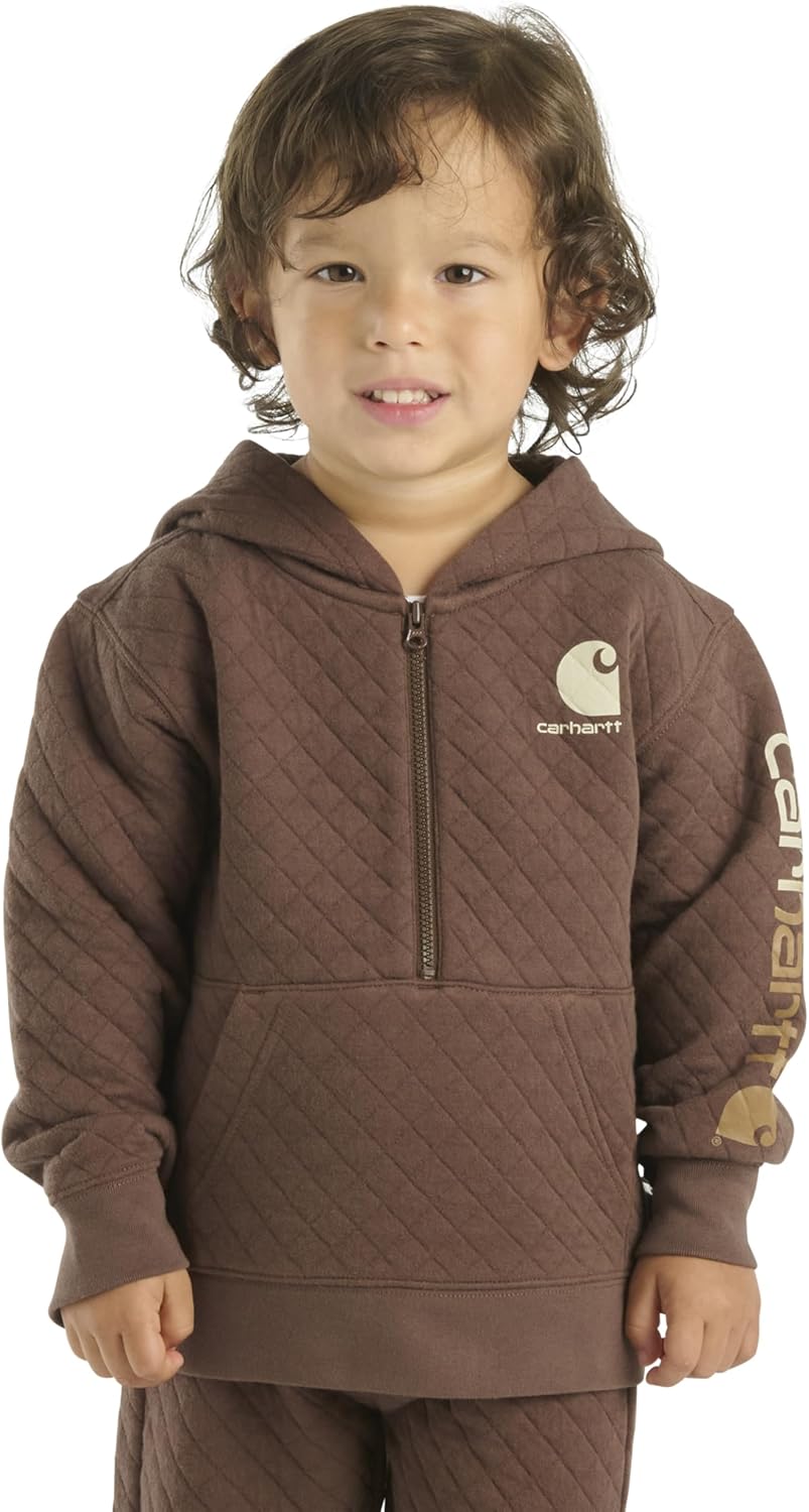 Carhartt Kid's CA6273 Long-Sleeve Half-Zip Sweatshirt - Boys