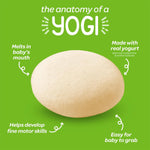 Happy Baby Organics Greek Yogis Freeze-Dried Greek Yogurt and Fruit Snacks, Strawberry Banana, 1 Ounce (Pack of 1) packaging may vary