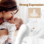 NCVI Manual Breast Pump 20mm Flange and Silicone Breast Milk Collector Catcher, BPA Free