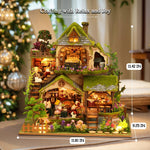 RHZN Miniature House Kit, Dollhouse Kit, Miniature Kit, DIY Mini House Building Kit for Adult Teen, Forest Adventure