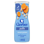 Gerber Baby Snacks, Baby Food, Puffs, Strawberry Apple, 1.48 Ounce