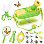 Funsland Bug Catcher Kit for Kids - 17 PCS Outdoor Explorer Kit Insect Catching Toys Nature Adventure Set for Boys 3 4 5 6 7 8 Year Old