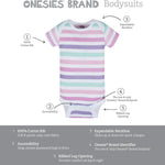 Onesies Brand baby-girls 8-pack Short Sleeve Mix & Match Bodysuits