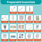 Travel First Aid Kit for Kids - Mini First Aid Kit for Car, Purse, Backpack, or Diaper Bag - 75 Piece Travel Medicine Kit Includes All Essential Medical Supplies - TSA-Approved (Kid Joy)