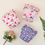 ALVABABY Swim Diapers 3pcs Baby & Toddler Snap One Size Reusable Adjustable Baby Boys' Swim Diapers for Swimming Lessons 3SWY65A