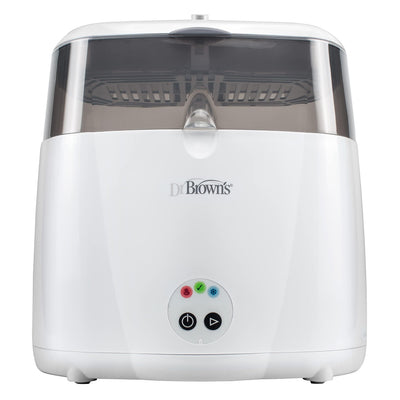 Dr. Brown's baby bottle sterilizer on a white background