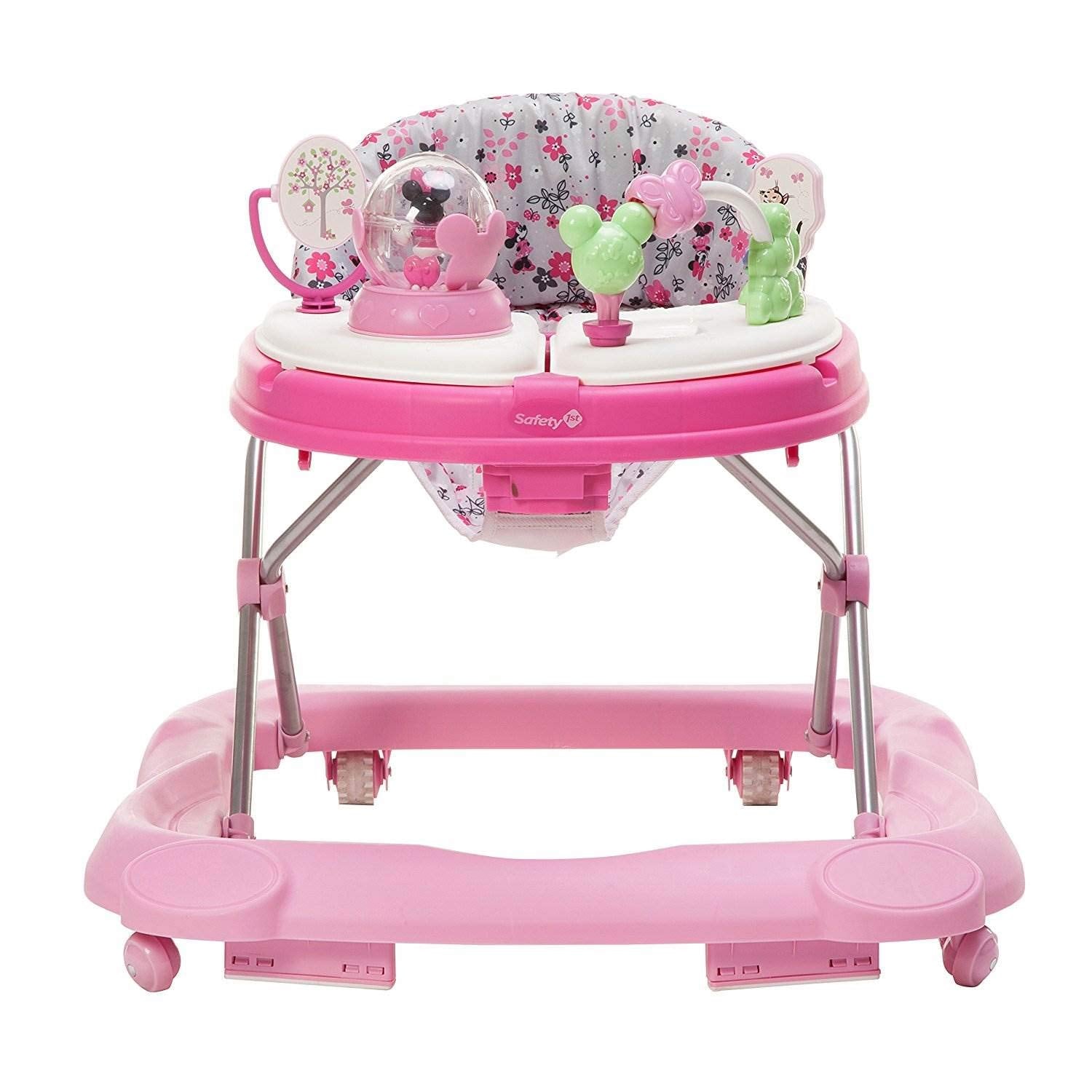 Disney Baby Minnie Mouse Baby Walkers and Activity Center with Music and Lights, Garden Delight