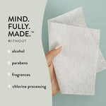 The Honest Company 100% Pure Organic Cotton Dry Wipes | Multi-Use Disposable Facial Cloth and Baby Wipe | Hypoallergenic and Gentle on Skin | 96 Count (2 Packs of 48)