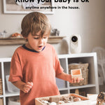 Momcozy Baby Monitor with 2 Cameras 5’’ 1080P Split Screen Video Baby Monitor with Camera and Audio no WiFi for Baby Safety 5000mAh Battery Infrared Night Vision 2-Way Audio 960ft Range Ideal Gift