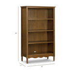 Namesake Liberty Assembled Bookcase in Natural Walnut, Greenguard Gold Certified, Bookcase for Baby and Kids Room, Fully Assembled